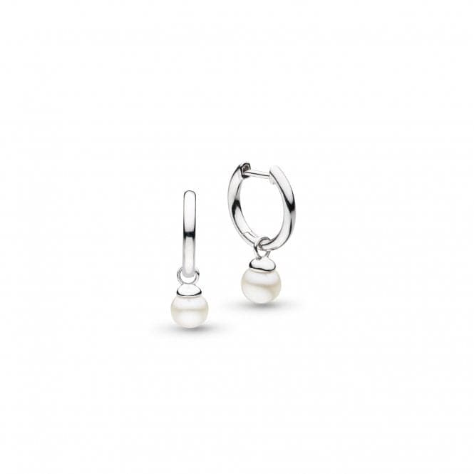 Kit Heath Coast Tumble Pearl Hinged Hoop Earrings