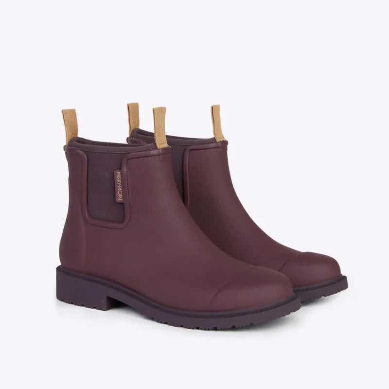 Bobbi Wellington Boot // DARK CHERRY