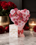 Anniversary Roses Die Cut Card