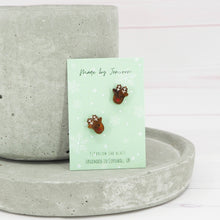 Load image into Gallery viewer, Small Reindeer studs
