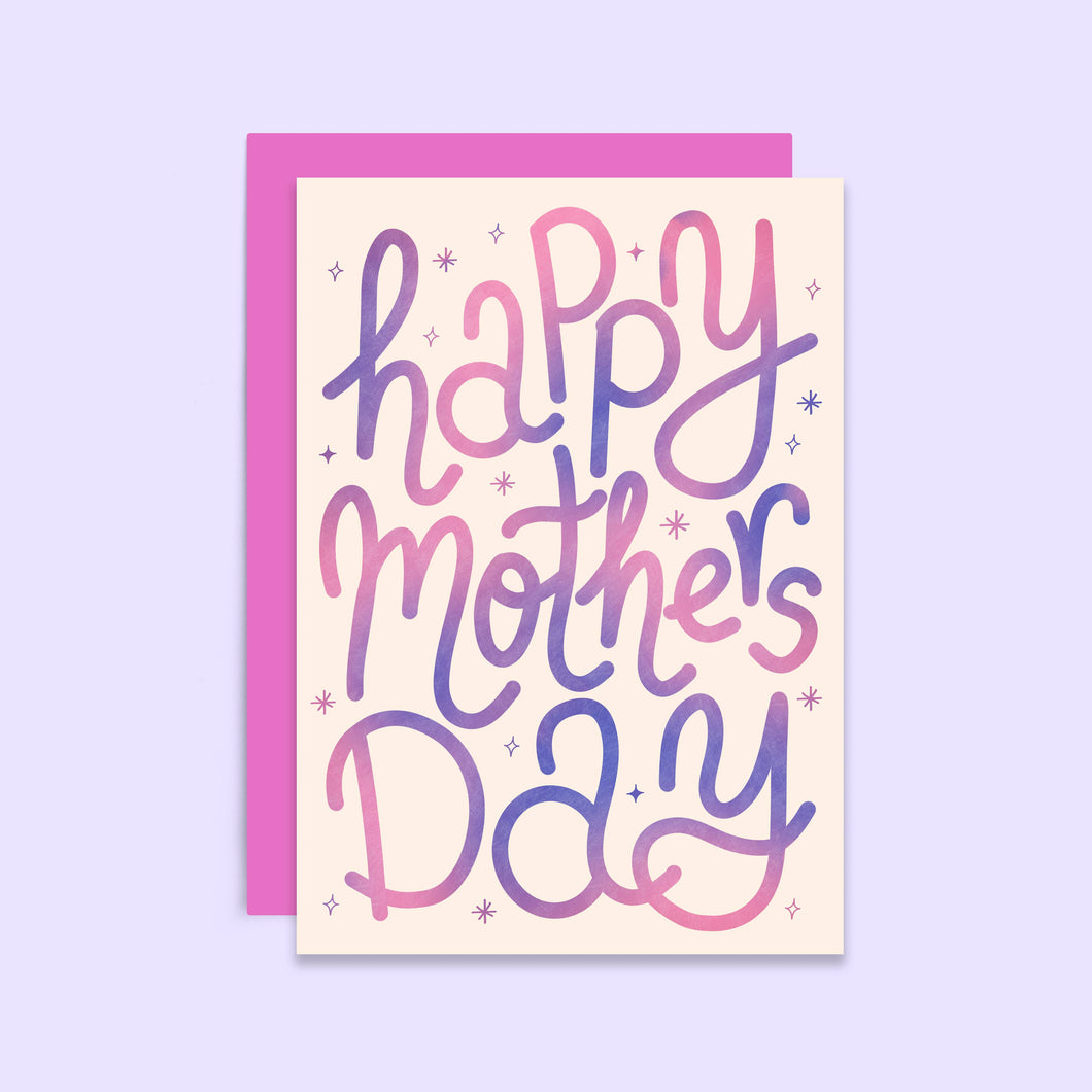 Happy Mother's Day Card | Typography