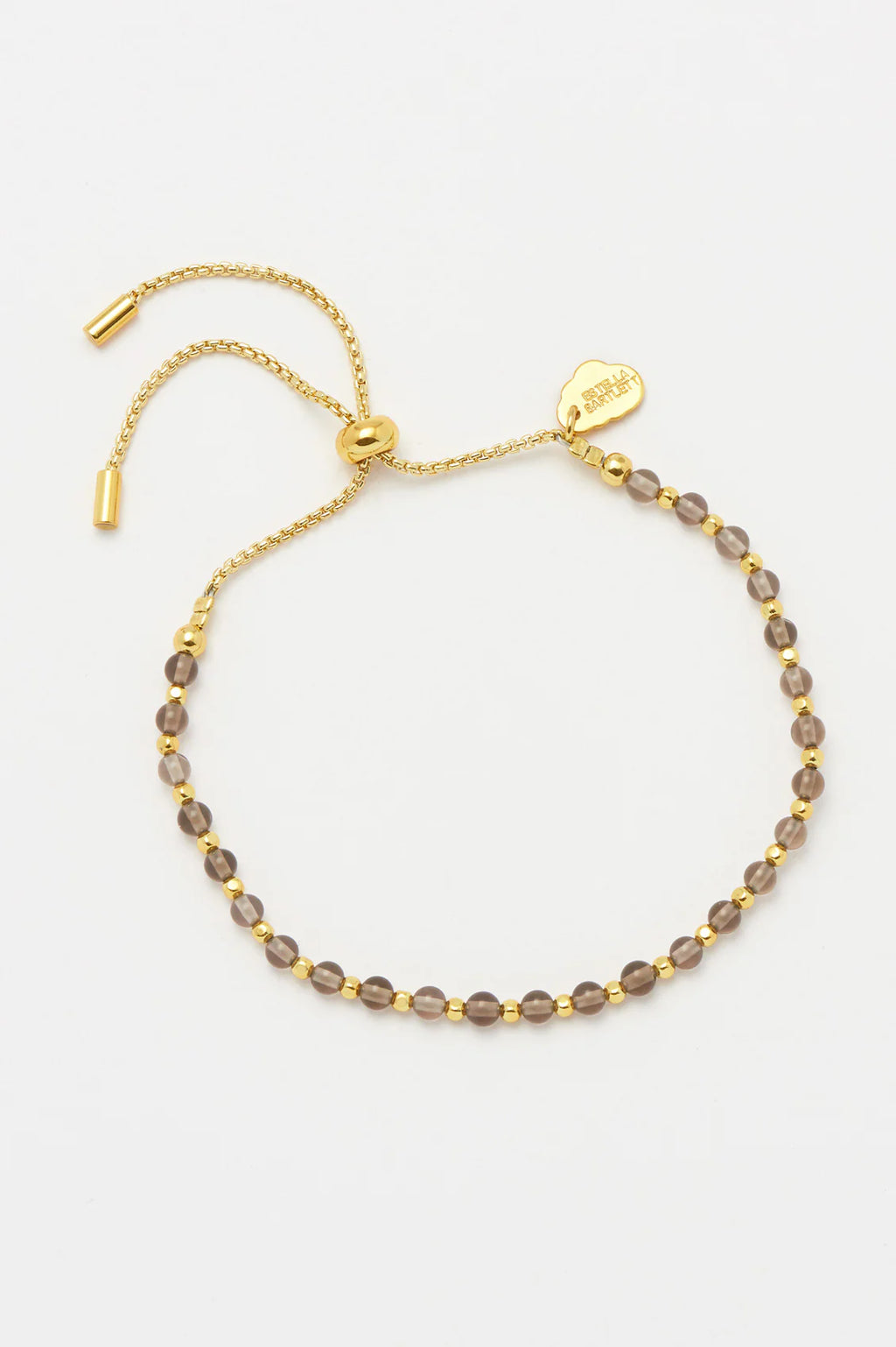 EB EDIT Smoky Quartz Amelia Bracelet - Gold Plated