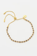 EB EDIT Smoky Quartz Amelia Bracelet - Gold Plated