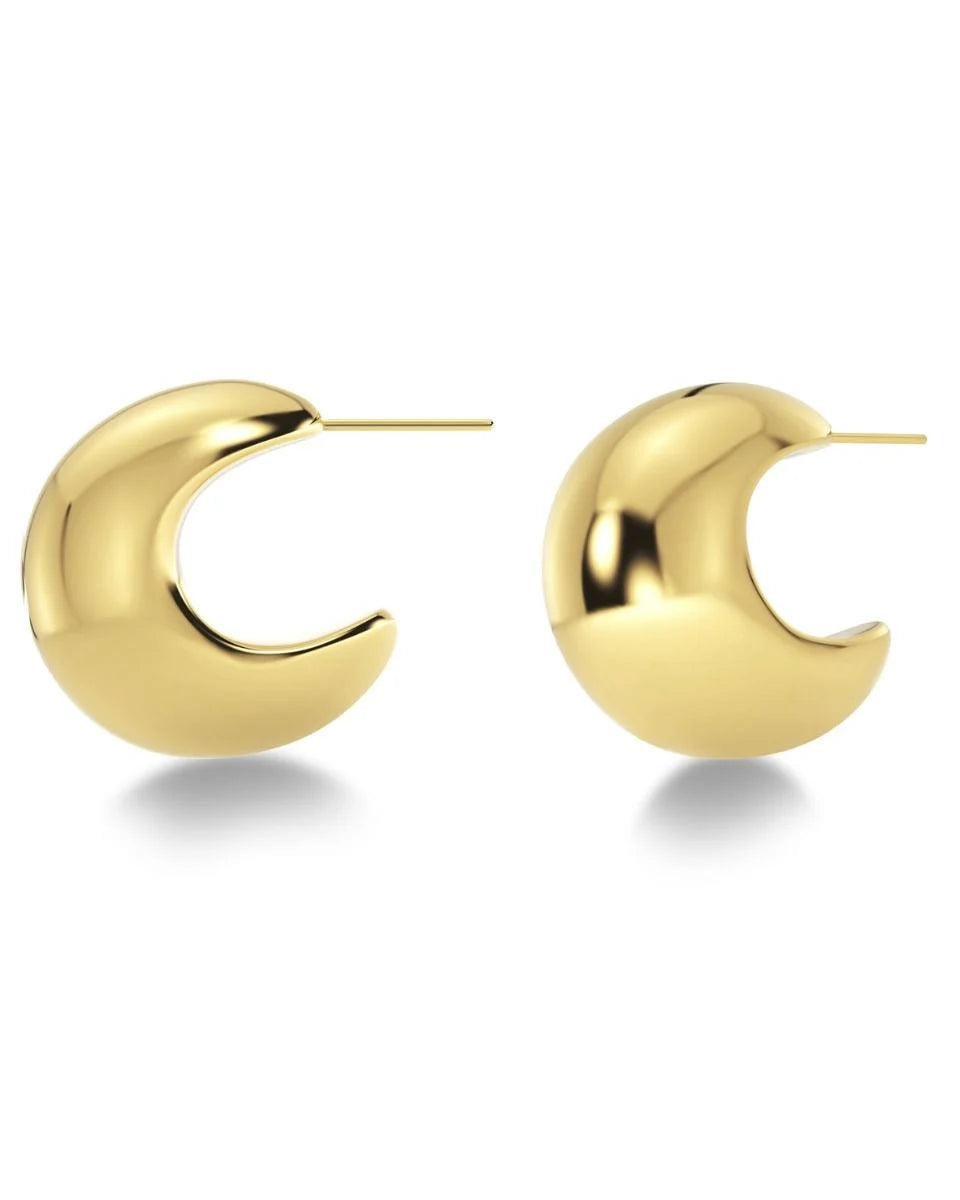 Bold Creoles (Large) Gold
