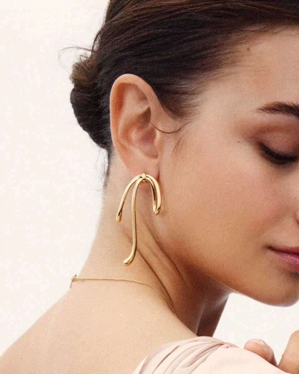 EDBLAD Lace Studs Gold