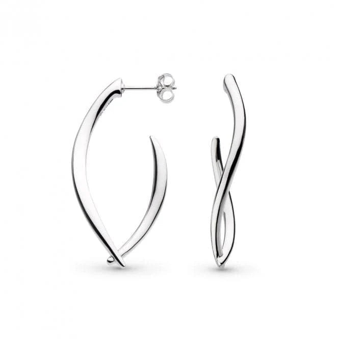 KH Entwine Twine Twist Link Grande Hoop Earrings