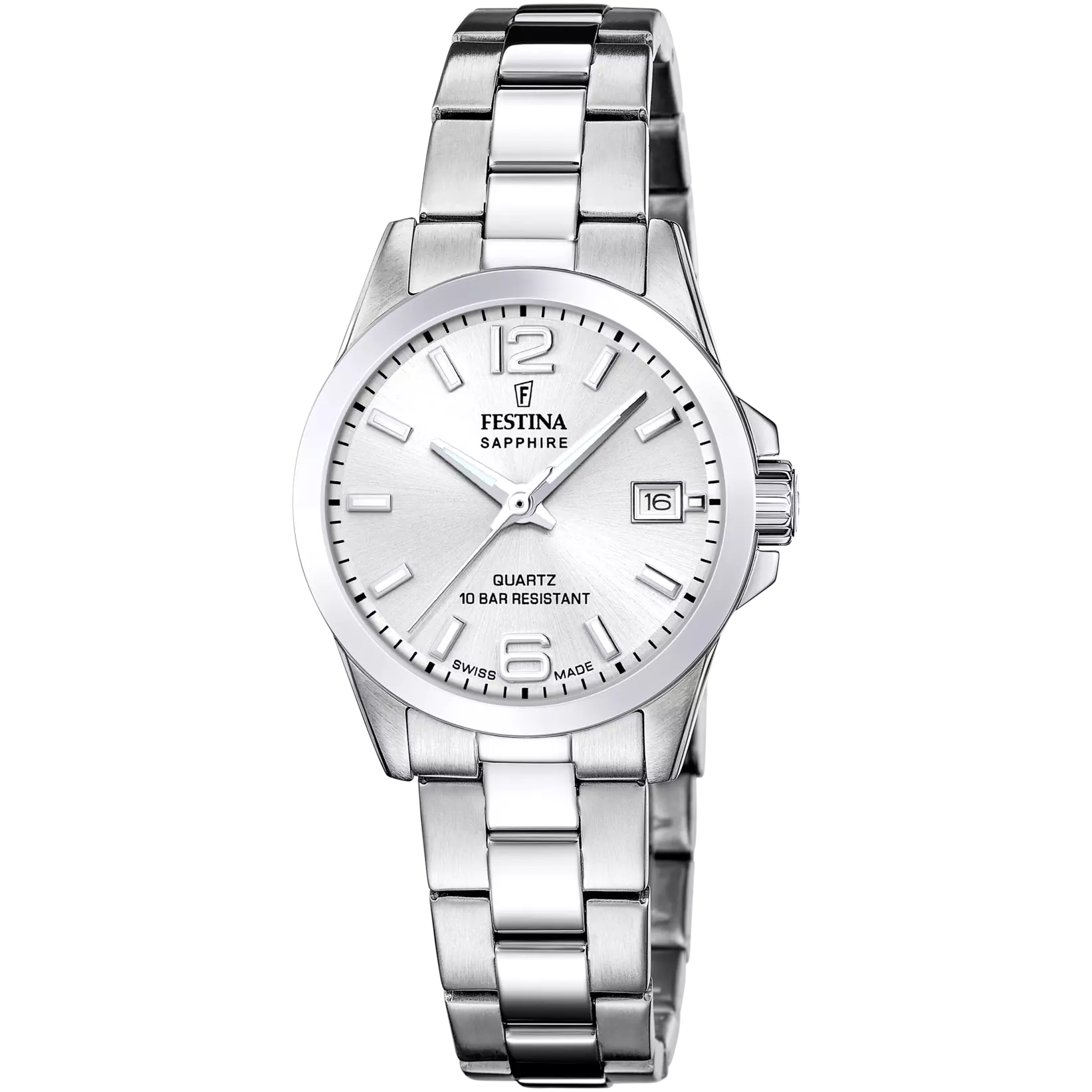 FESTINA SWISS MADE WOMEN'S SILVER WATCH