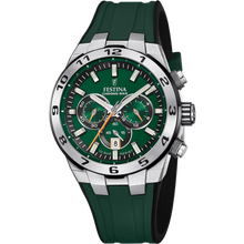 Load image into Gallery viewer, FESTINA GREEN CHRONO BIKE 2024 RUBBER strap F20671
