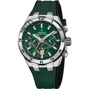 FESTINA GREEN CHRONO BIKE 2024 RUBBER strap F20671