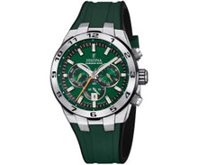 Load image into Gallery viewer, FESTINA GREEN CHRONO BIKE 2024 RUBBER strap F20671
