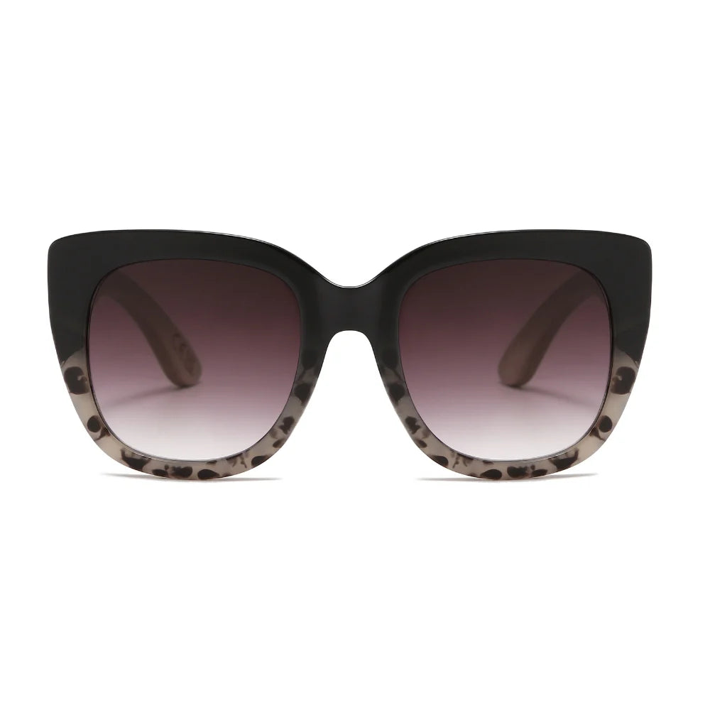 Riviera Black/Ivory Sunglasses - UV400 Magnifying Sun Reader +1.5