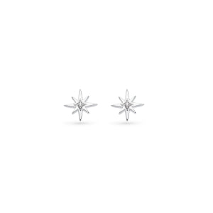 Kit Heath Celeste North Star CZ Stud Earrings