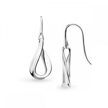 Load image into Gallery viewer, KIT HEATH Serenity Rhodium Plated Drop Earrings
