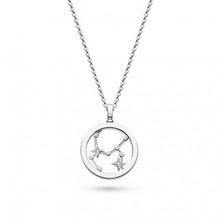 Load image into Gallery viewer, Kit Heath Revival Céleste Constellation Zirconia Rhodium Plated  18&quot; Necklace 90471SAG
