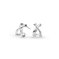 Kit Heath Sterling Silver Infinity Hoop Earrings