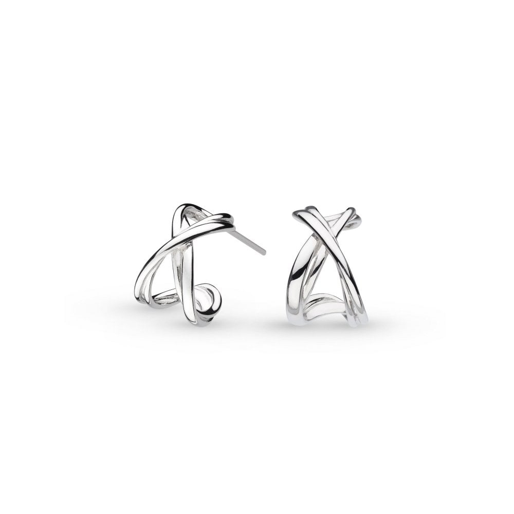 Kit Heath Sterling Silver Infinity Hoop Earrings