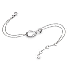 Load image into Gallery viewer, Kit Heath Infinity Twin Chain Bracelet
