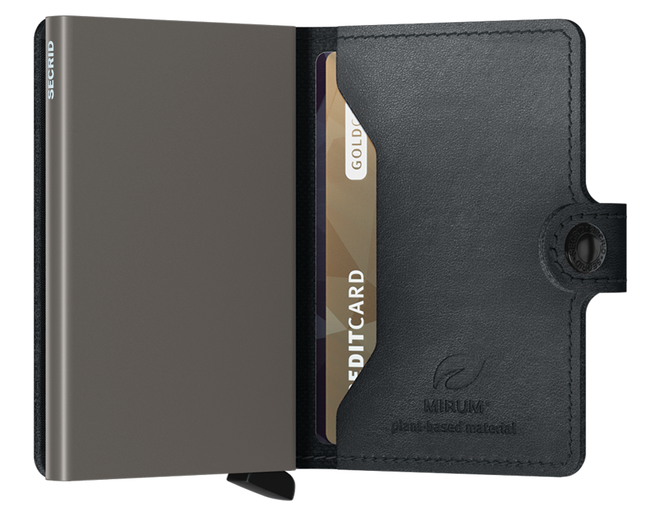 MMi- MINIWALLET MIRUM PLANT-BASED BLACK