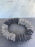 Odessa bracelet in silver and grey, small rings