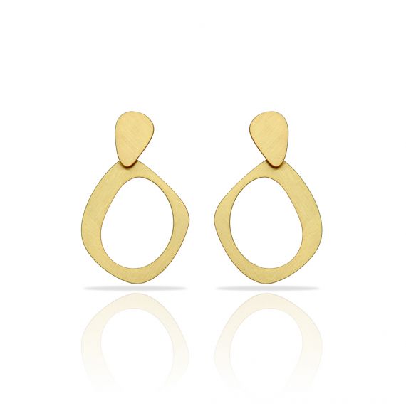 TOO MUCH SILVER/GOLD EARRING