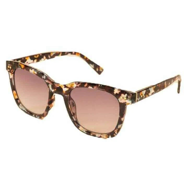 SUNGLASSES-Mono Tortoiseshell Brown