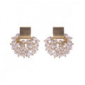 Crystal Cluster Bead Earrings
