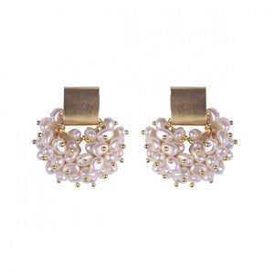Crystal Cluster Bead Earrings