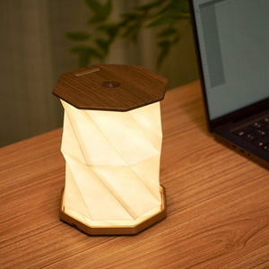 G036BK_Twist Hexagon Lamp