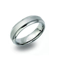 Titanium 6mm Patterned Ring