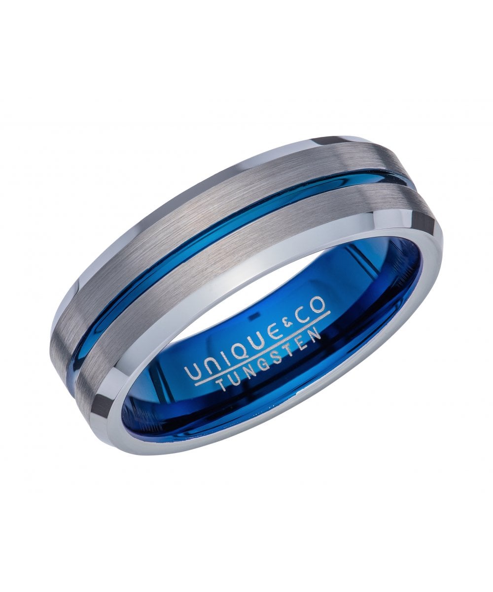 UNIQUE & CO TUNGSTEN CARBIDE RING