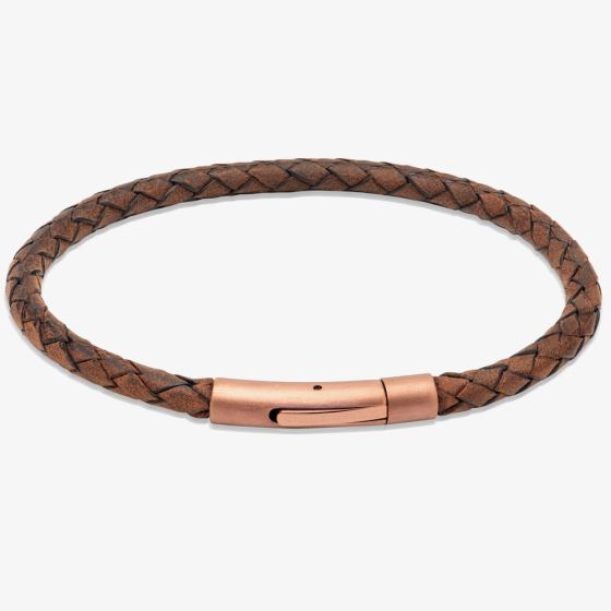 Leather Bracelet with Stainless Steel Clasp b444/b503