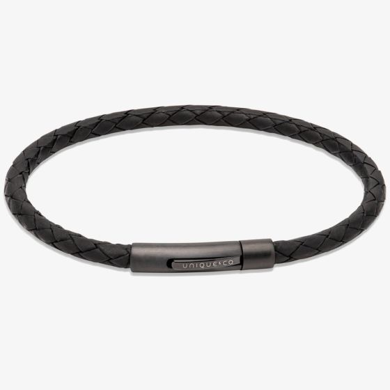Leather Bracelet with Stainless Steel Clasp b444/b503