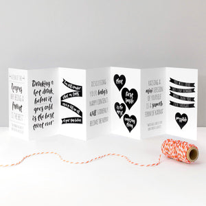 Reasons Why... Concertina Card for New Parents