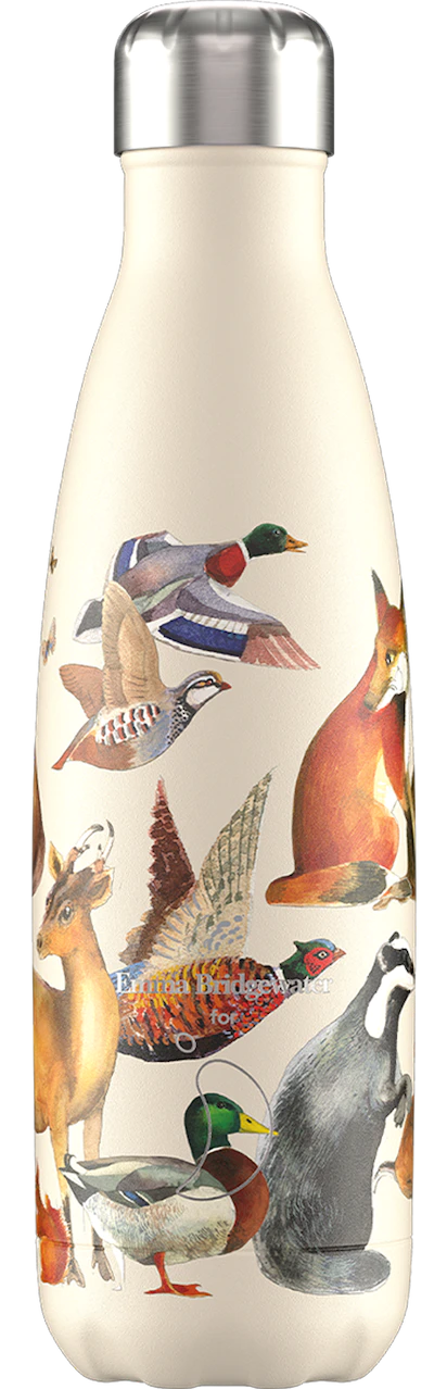 Chilly bottle 500ml Emma Bridgewater Woodland Animals