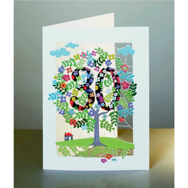 Forever  laser cut Birthday - Age cards- 18 to 90