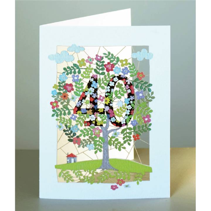 Forever  laser cut Birthday - Age cards- 18 to 90
