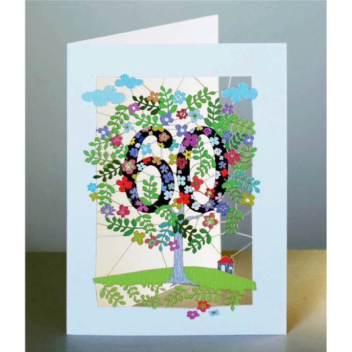 Forever  laser cut Birthday - Age cards- 18 to 90
