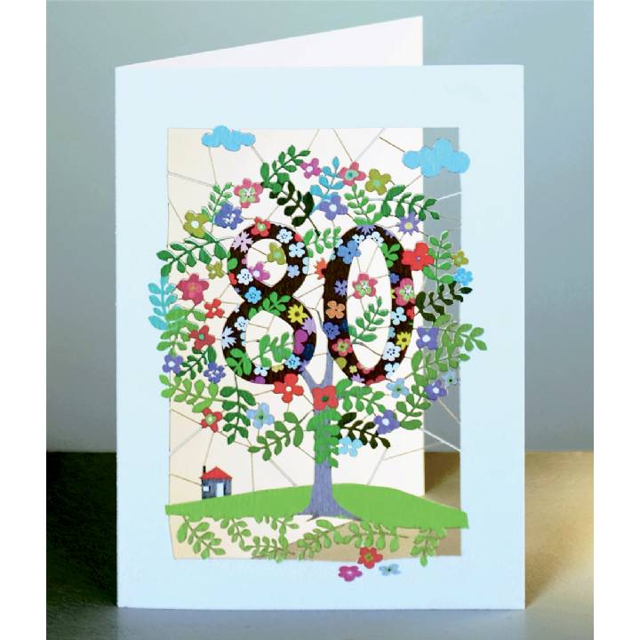 Forever  laser cut Birthday - Age cards- 18 to 90