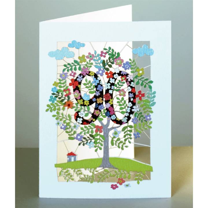 Forever  laser cut Birthday - Age cards- 18 to 90