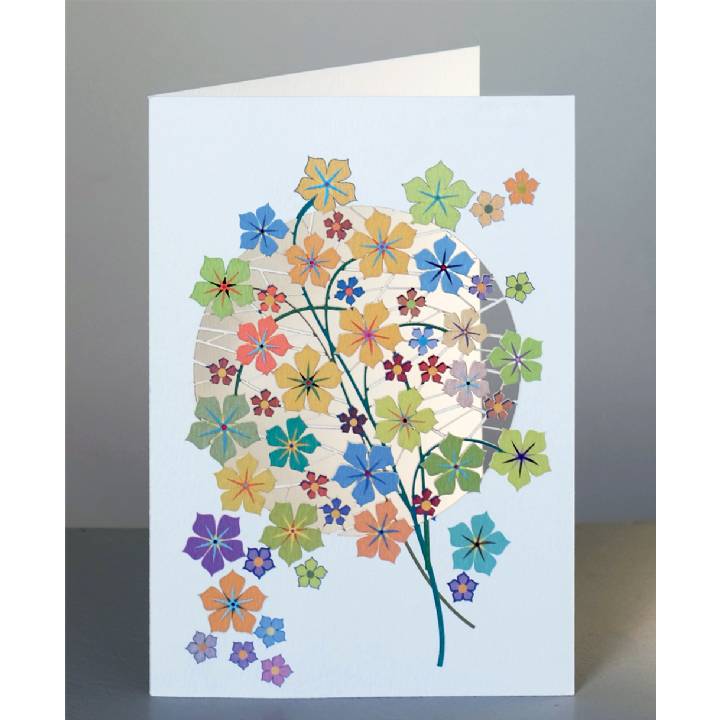 Forever laser cut Greeting Card - Yellow flowers