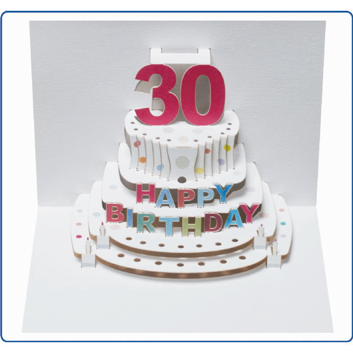 Forever POP UP Happy Birthday Age Cards - 16 to 100