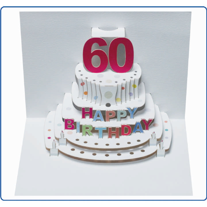 Forever POP UP Happy Birthday Age Cards - 16 to 100