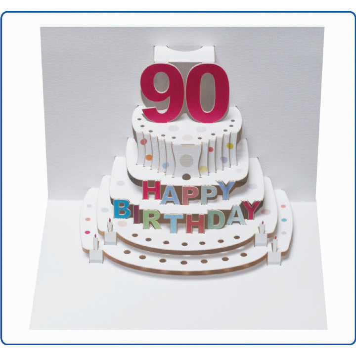 Forever POP UP Happy Birthday Age Cards - 16 to 100