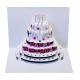 Forever POP UP card - happy birthday cake pink