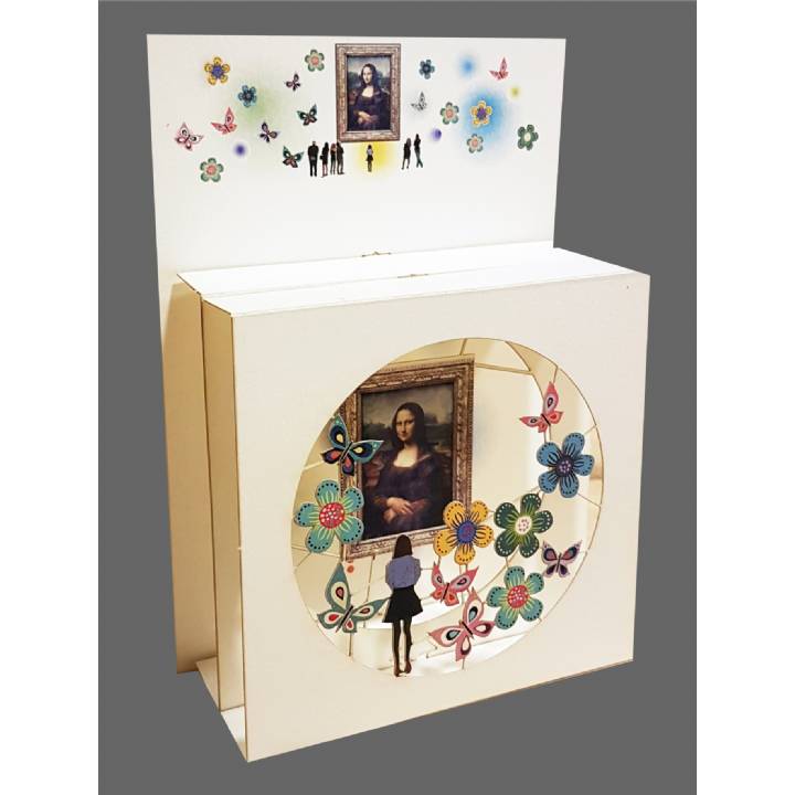 Forever laser cut 3-D Magic Box Greeting Card -   Beauty Within