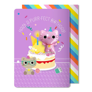 Have A Purr-Fect Birthday magnet card