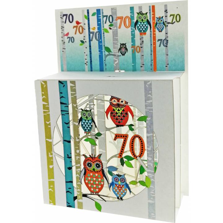 Forever 3-D magic box Birthday - Age cards-18 to 100