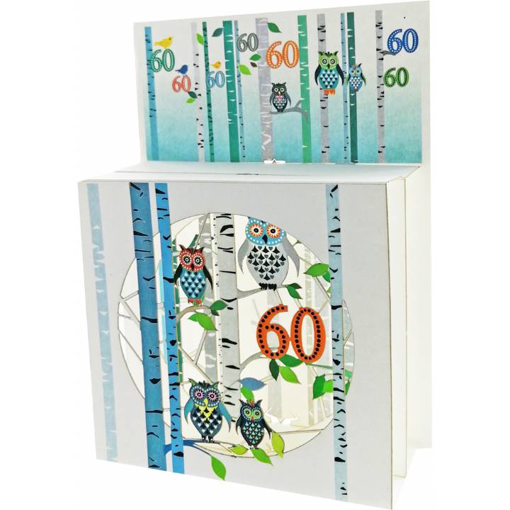 Forever 3-D magic box Birthday - Age cards-18 to 100