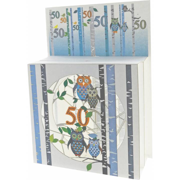 Forever 3-D magic box Birthday - Age cards-18 to 100