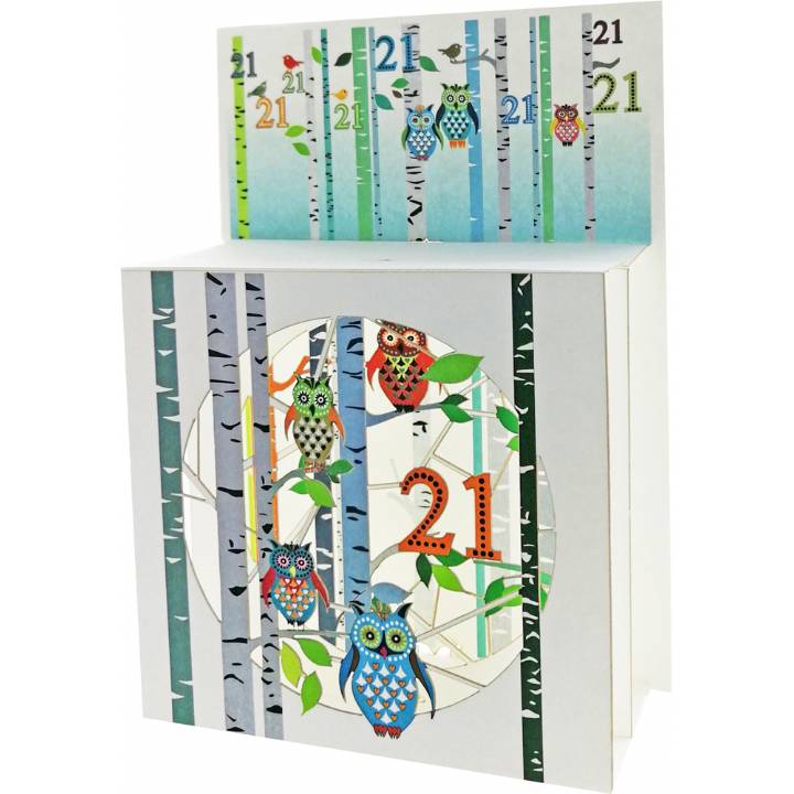Forever 3-D magic box Birthday - Age cards-18 to 100